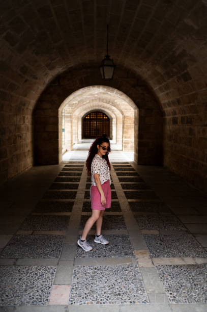 istock A Woman posing inside an ancient tunnel 1546026060