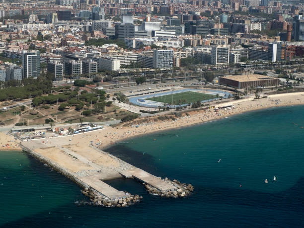 barcelona aerial view helicopter tour