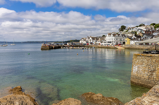 The picturesque village of St Mawes on the Roseland Peninsula near Falmouth in Cornwall, England, UK.