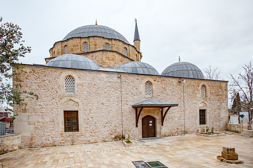 Antalya, Turkey  january 30, 2022:  Imaret Mosque in old town