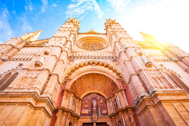 Facade of La Seu Cathedral, Palma de Mallorca, Spain travel photo