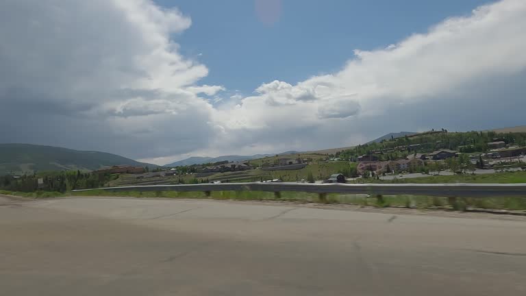 Silverthorne 1 synced series Left summer driving Colorado