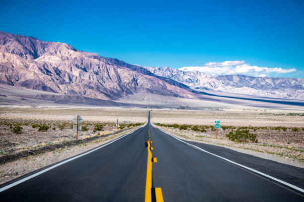 istock Empty Road in Death Valley, California. 1546442878