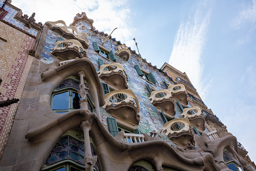 Visiting the Casa Batlló in Barcelona, Spain