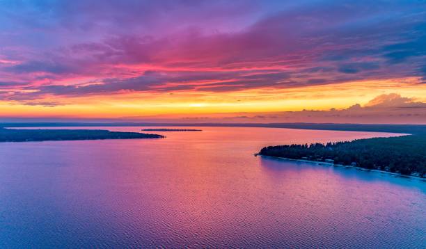 istock Higgins Lake Blue After Glow Sunset 1546712172