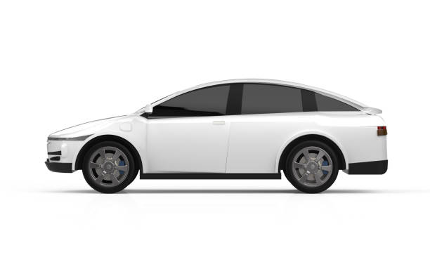 istock White ev car or electric vehicle on white background 1546805688