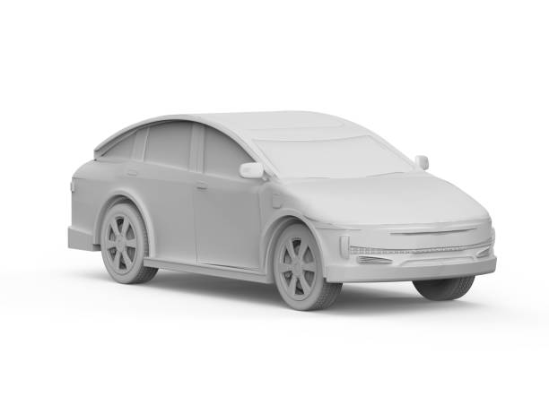 istock White ev car or electric vehicle on white background 1546805690