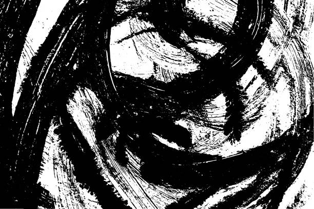 Grunge black and white background. Vector abstract texture. Abstract, stains, blots, dirt, scratches