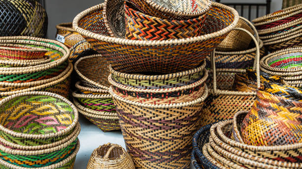 istock A pile of handmade woven baskets, Ecuador 1547055108