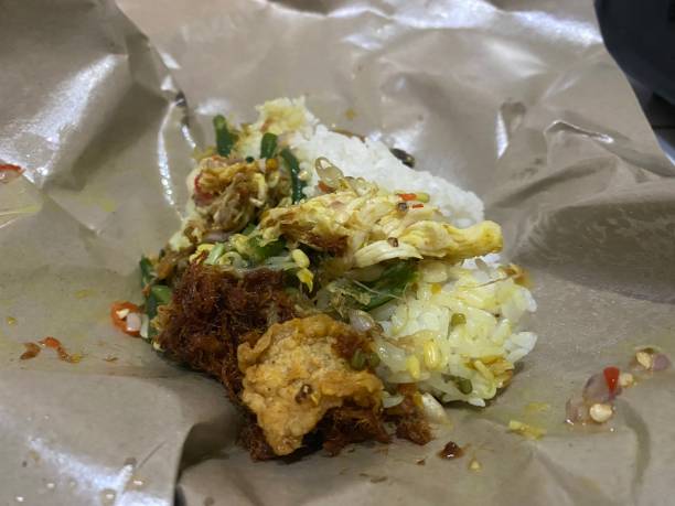 istock Wrapped rice is a traditional Indonesian food 1547259219