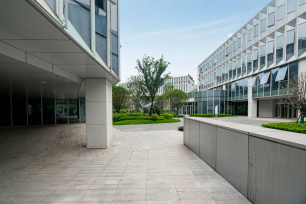 istock Empty floor and modern office building in Sci-Tech Park ,chongqing,china 1547290183