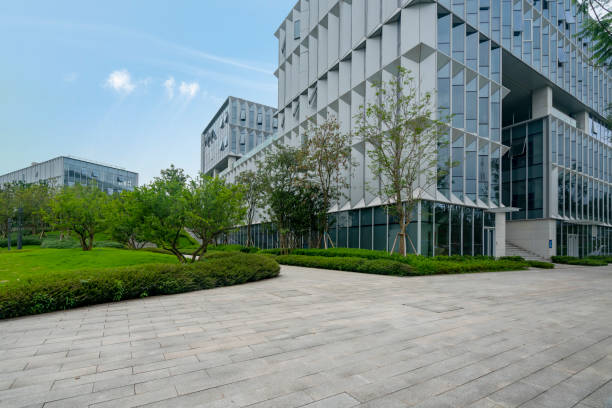 istock Empty floor and modern office building in Sci-Tech Park ,chongqing,china 1547290431