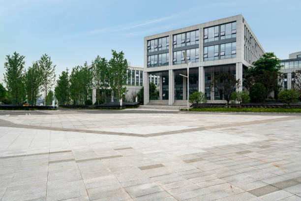 istock Empty floor and modern office building in Sci-Tech Park ,chongqing,china 1547291412