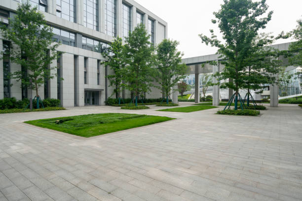 istock Empty floor and modern office building in Sci-Tech Park ,chongqing,china 1547291413