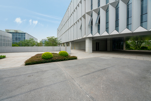 Empty floor and modern office building in Sci-Tech Park ,chongqing,china