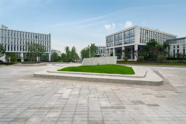istock Empty floor and modern office building in Sci-Tech Park ,chongqing,china 1547291792