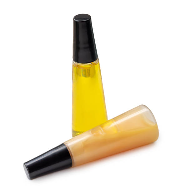 istock Liquid soap and shampoo in small bottles isolated on white background with clipping path. Cosmetic 1547293234