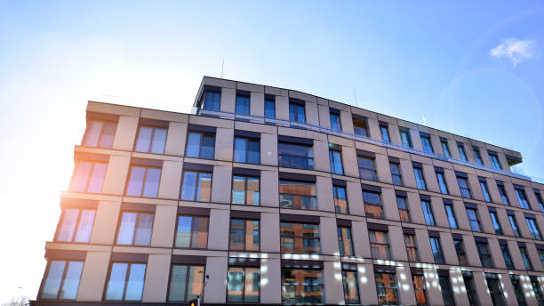 istock Modern constructed real estate located in downtown. 1547360388