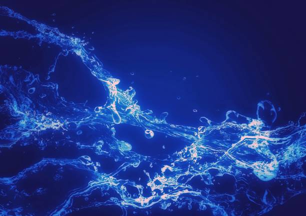 istock 3d illustration of abstract blue splashes and blue waves 1547391112
