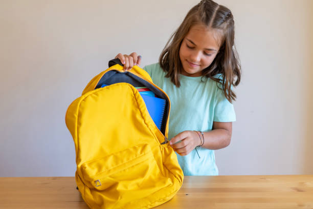 istock School Girl Puts Office Supplies In A Backpack. 1547407954
