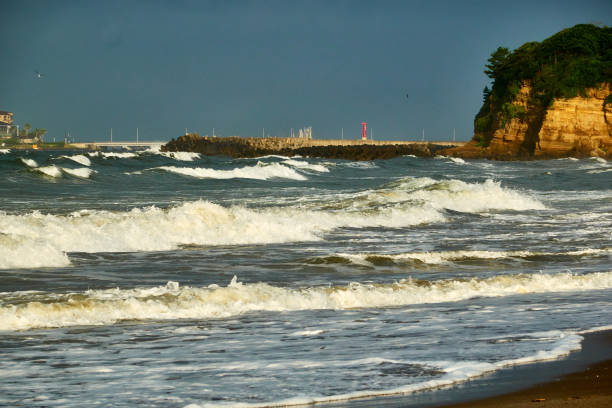 istock Scenic view of beach during sunrise 1547420248