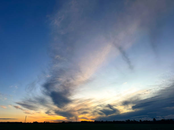 istock Sunset in blue and orange 1547503254