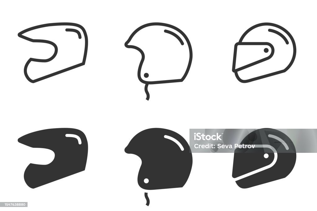 Icône de casque de moto. Illustration vectorielle. - clipart vectoriel de Casque de moto libre de droits Icône de casque de moto. Illustration vectorielle. - clipart vectoriel de Casque de moto libre de droits