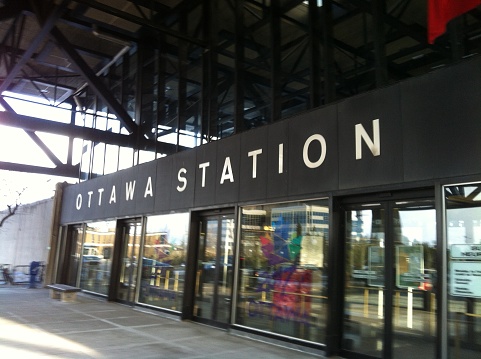 Ottawa train station, Canada, Ottawa, March, 2015