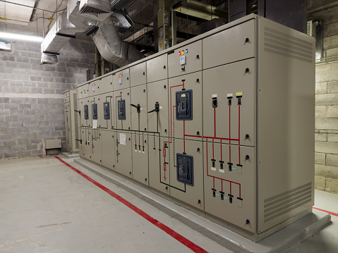 Switch Rack Plant Electrical Switch Control Cabinet Electrical Switchboard In Industrial ...