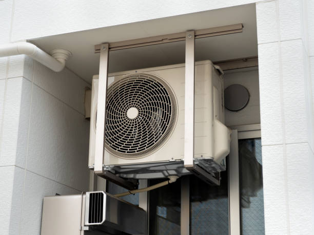 istock Outdoor unit installed on the veranda 1547833318