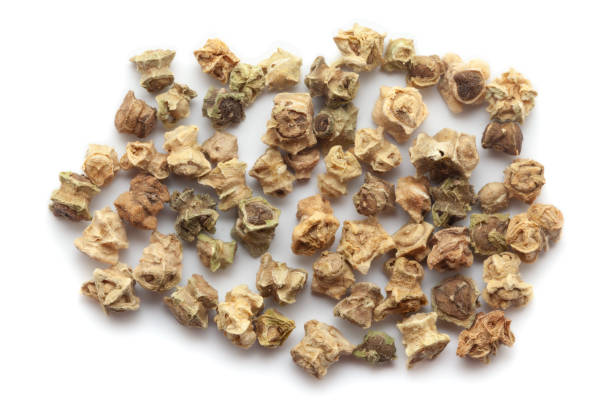 istock Close-up of Dried Organic spinach seeds. 1547936769