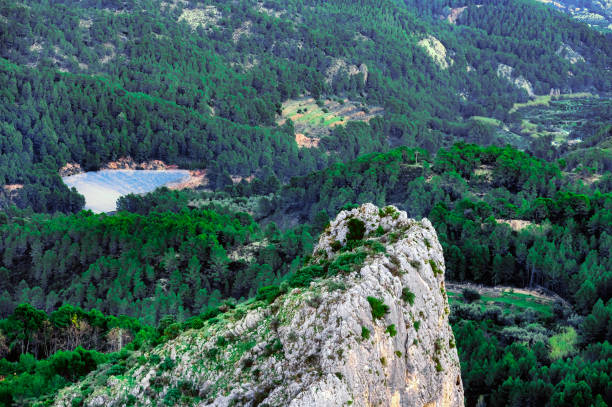 Mountain scenics in Guadalest, Spain