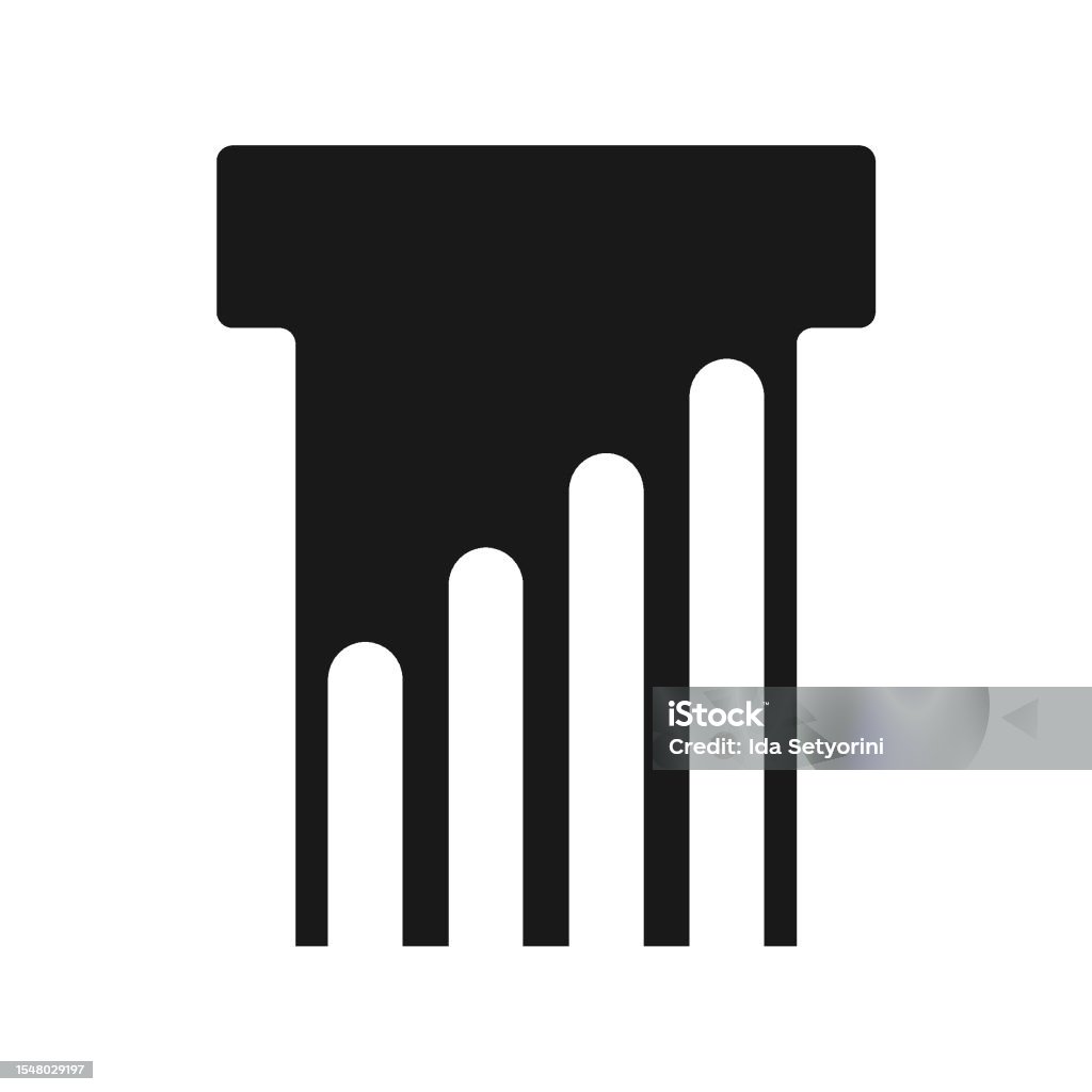 Computer Logo Colum Column Logo Vector Stock Illustration - Download Image Now - Abstract ...