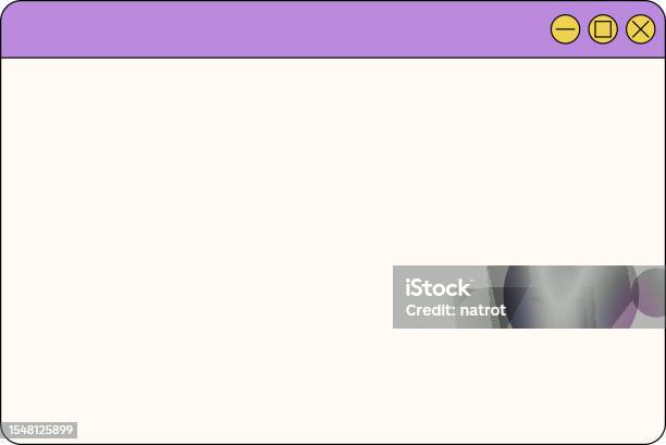 Browser Desktop Dan Templat Jendela Dialog Elemen Antarmuka Pengguna ...