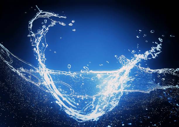istock 3d illustration of abstract blue splashes and blue waves 1548156259