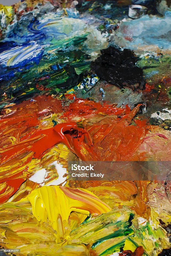 Rojo pintura de Arte abstracto fondos. - Foto de stock de Pintura de acción libre de derechos