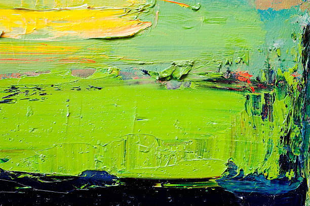 istock Abstract painted green art backgrounds. 154834525