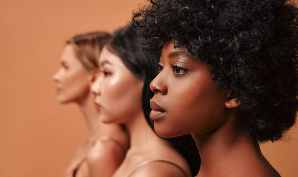 istock Multiethnic women on beige background 1548438278
