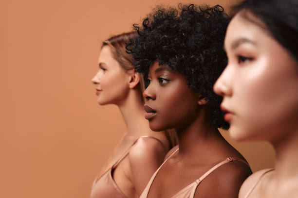 istock Multiethnic women on beige background 1548438281