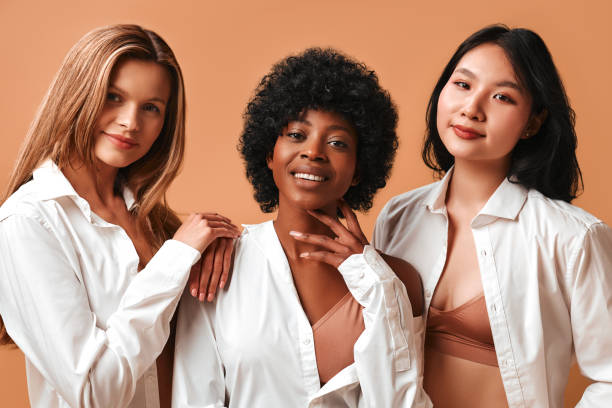 istock Multiethnic women on beige background 1548438866