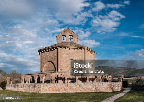 istock Church of Saint Mary of Eunate, Navarre, Spain. 1548457218