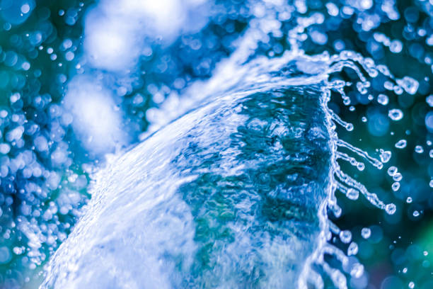 istock Beautiful of water spread in blue background. 1548480738