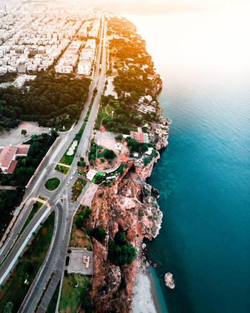 istock Aerial view of Antalya seaside. 1548503935