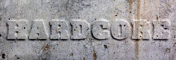 istock Hardcore adult concrete text banner 1548518784