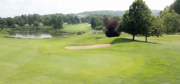 Golf course panoramic.