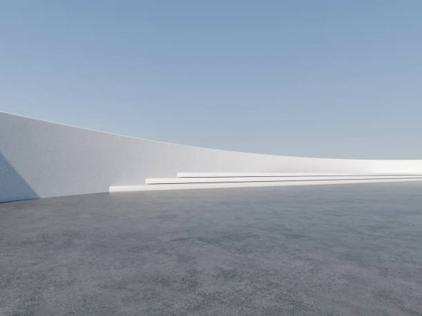 istock Concrete outdoor square building 1548655415