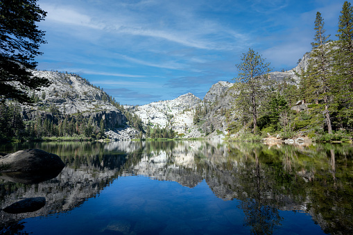 Eagle lake in Lake Tahoe