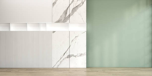 istock Clean green modern room japanese style. 1548799850