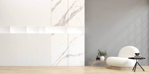 istock Sofa armchair on Living room empty japanese style. 1548802455