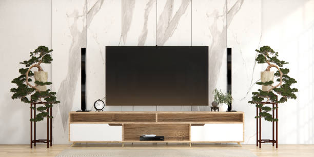 istock cabinet in modern empty room Japanese - zen style,minimal designs. 1548815621
